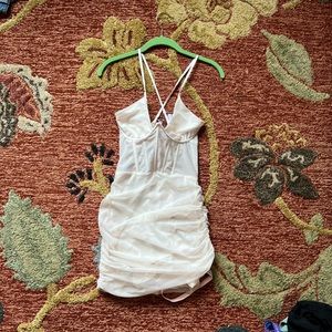 Oh Polly cream dress